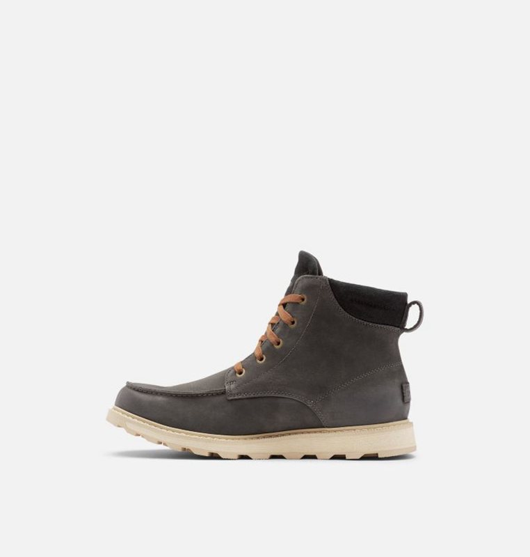 Mens Booties Dark Grey - Sorel Madson™ II Moc Toe - 401562-NSY